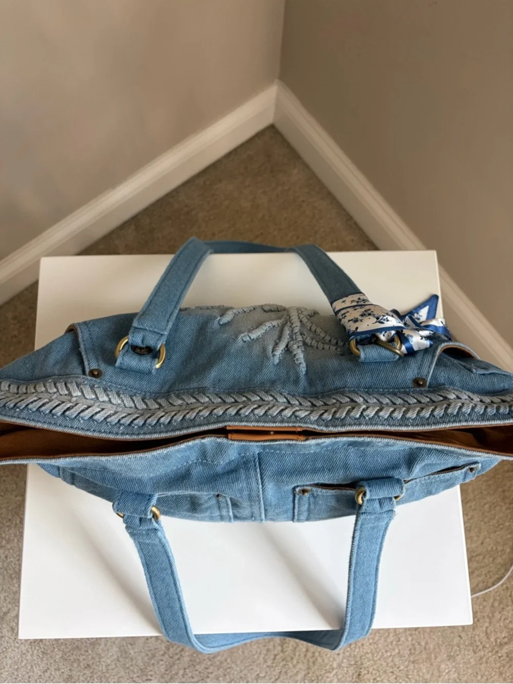Patricia Nash Denim Tote - Picture 5 of 13
